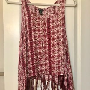 Forever 21 fringe top